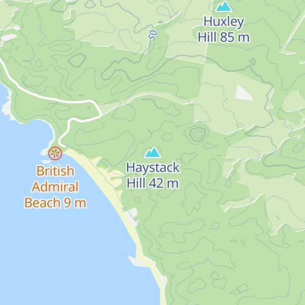 Map of Haystack Hill
