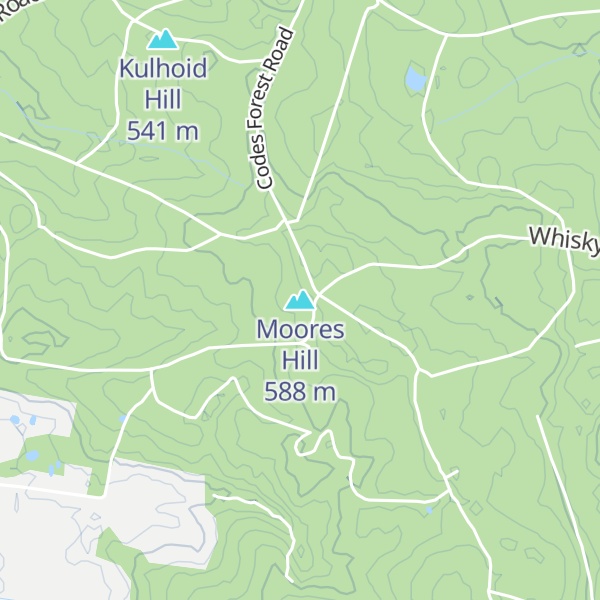Map of Moores Hill