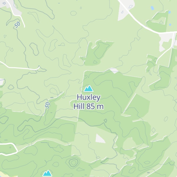 Map of Huxley Hill
