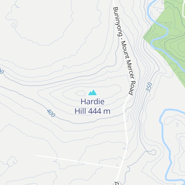 Map of Hardie Hill