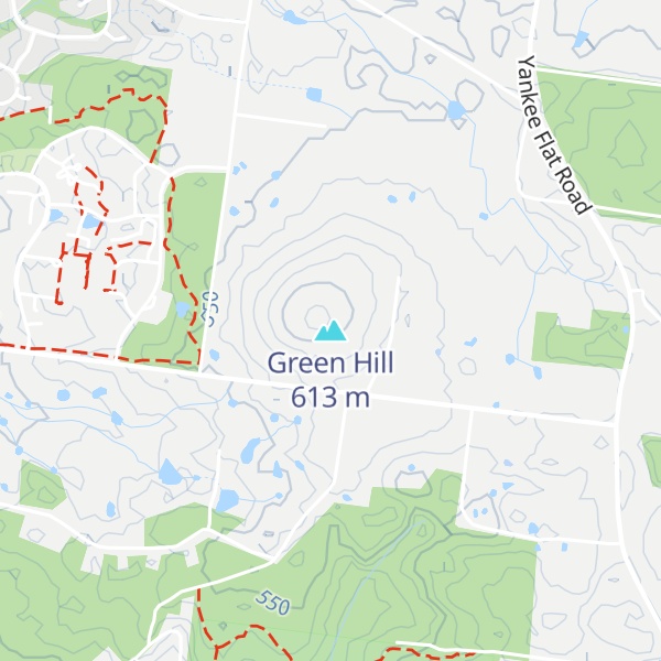 Map of Green Hill