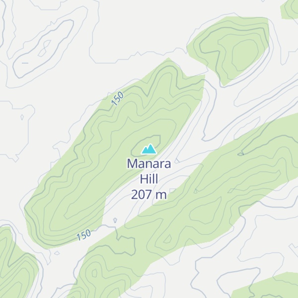 Map of Manara Hill