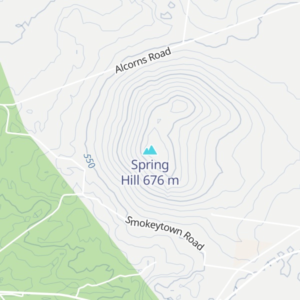 Map of Spring Hill