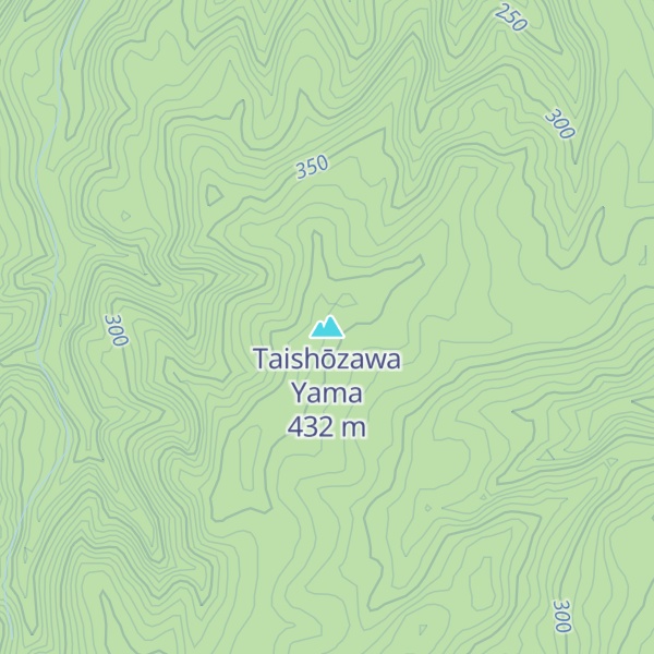 Map of Taishōzawa Yama