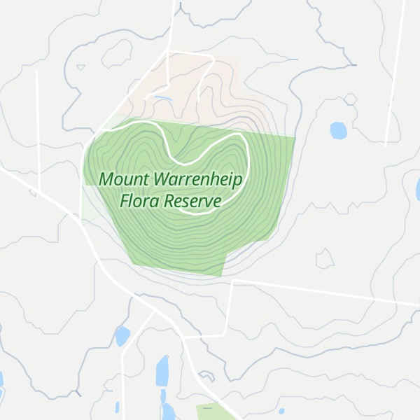 Map of Mount Warrenheip