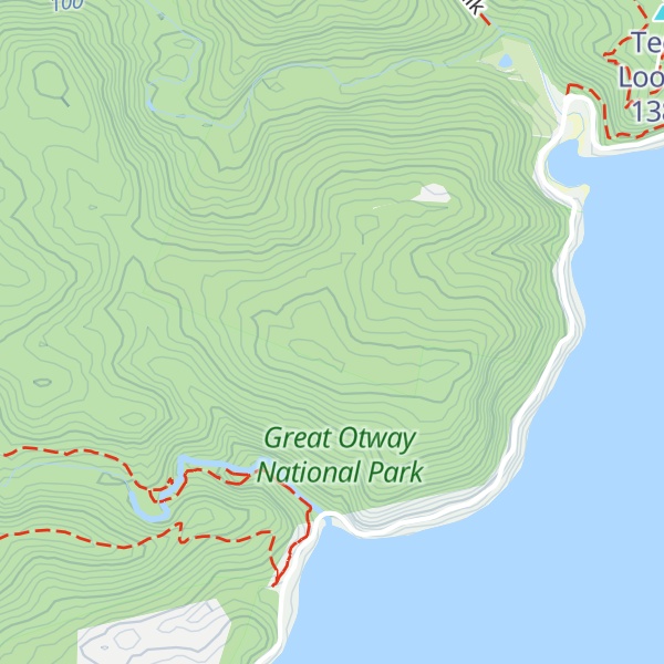 Map of Mount Saint George