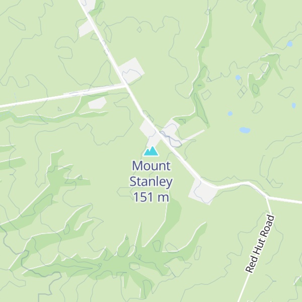 Map of Mount Stanley