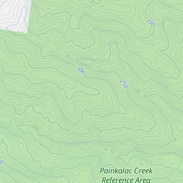 Map of Wickson Spur