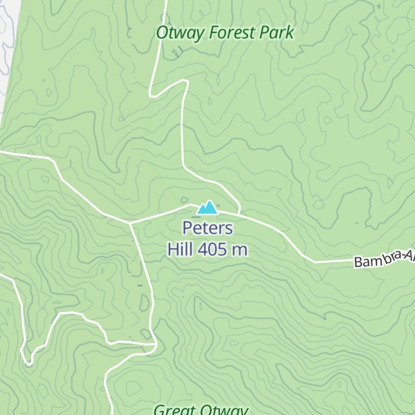Map of Peters Hill