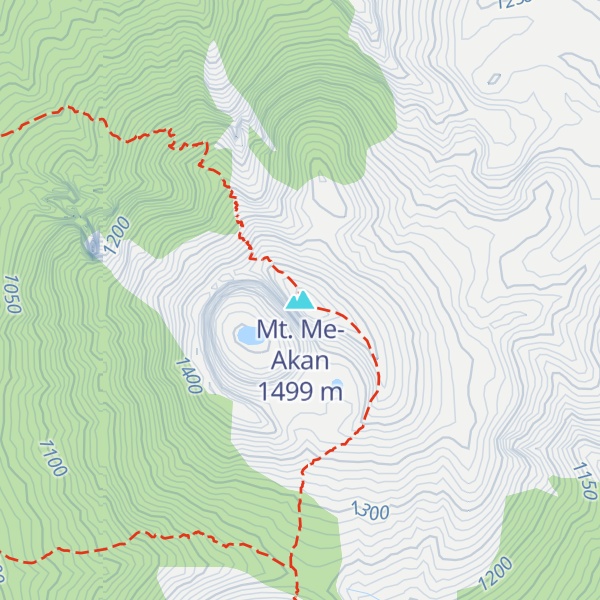 Map of Mt. Me-Akan