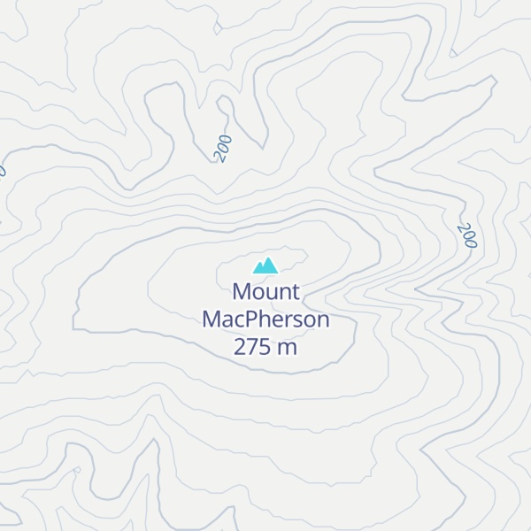 Map of Mount MacPherson