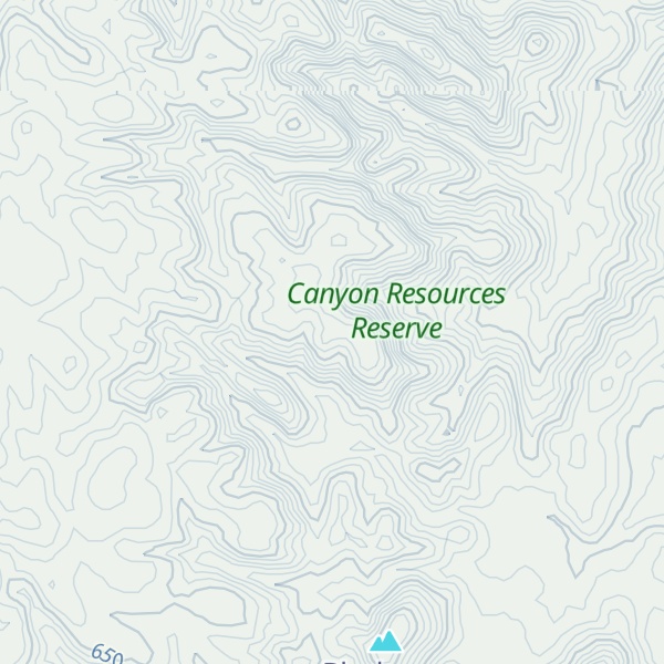Map of Beril Peak