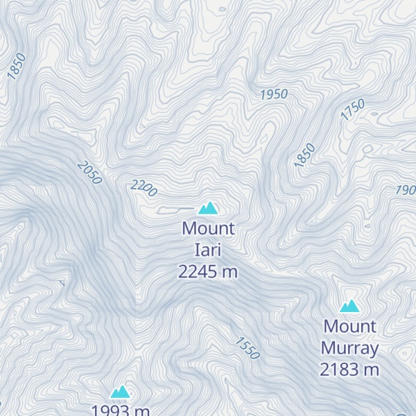 Map of Mount Iari
