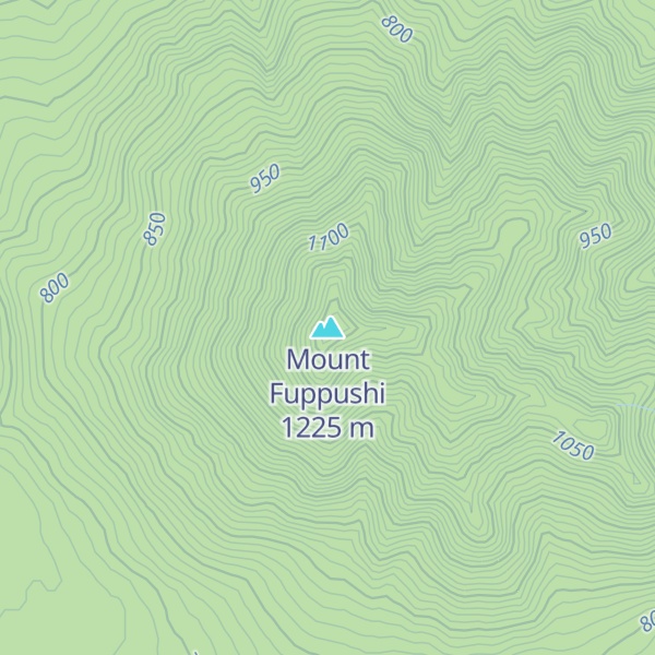 Map of Mount Fuppushi