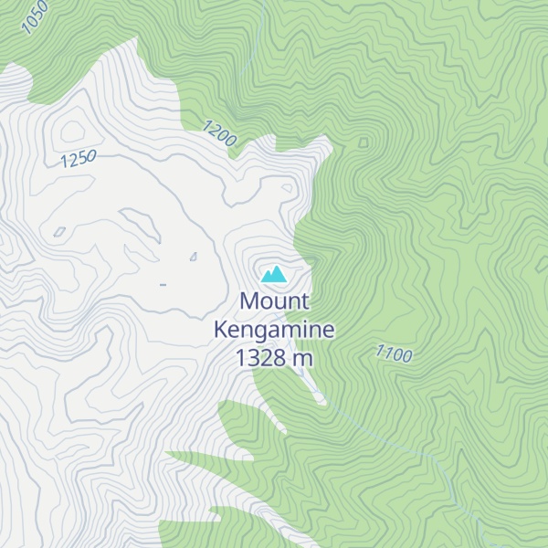 Map of Mount Kengamine