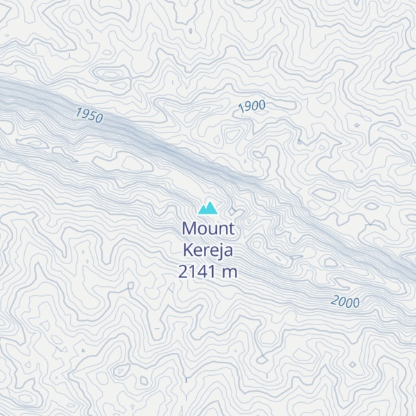 Map of Mount Kereja