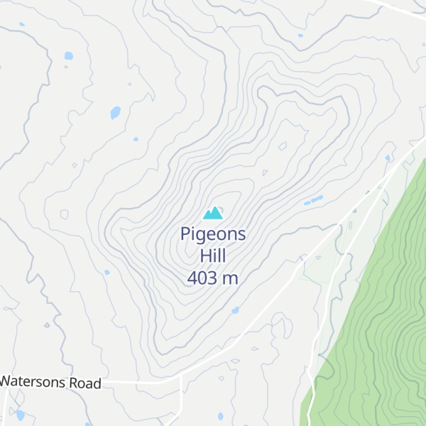 Map of Pigeons Hill