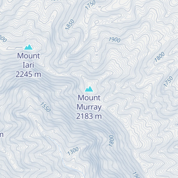 Map of Mount Murray