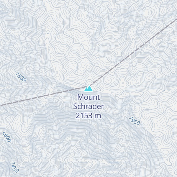 Map of Mount Schrader