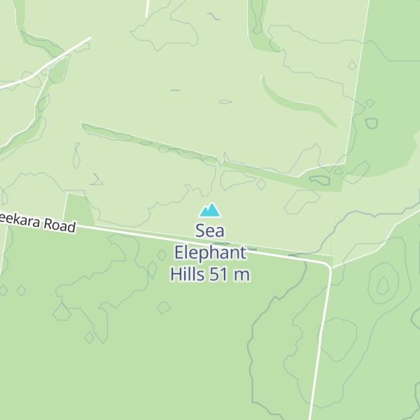 Map of Sea Elephant Hills