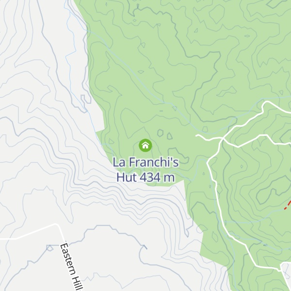 Map of La Franchi's Hut