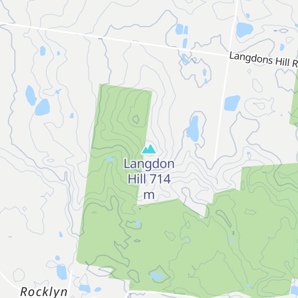 Map of Langdon Hill
