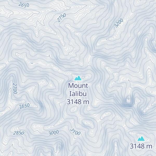 Map of Mount Ialibu