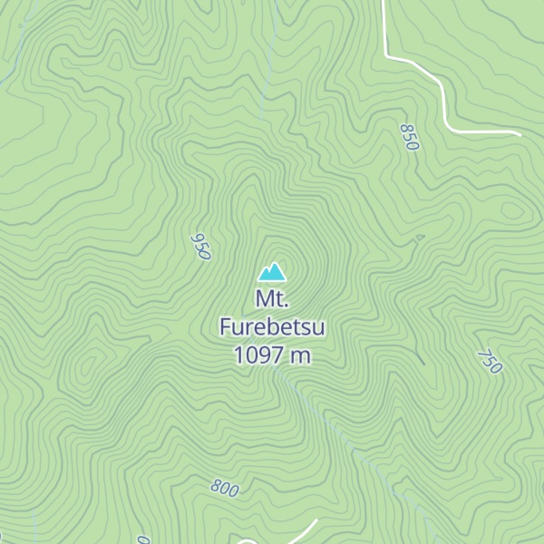 Map of Mt. Furebetsu