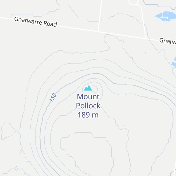 Map of Mount Pollock