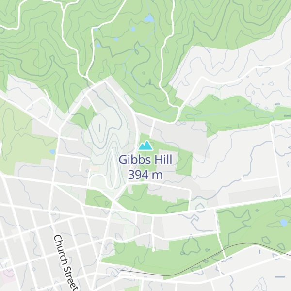 Map of Gibbs Hill
