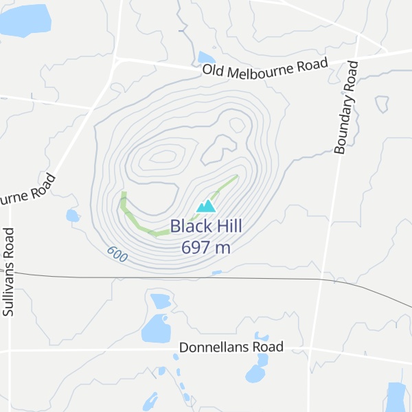 Map of Black Hill