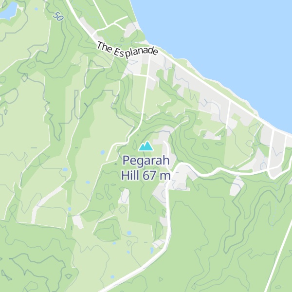 Map of Pegarah Hill