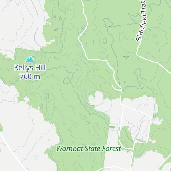 Map of Beavers Hill
