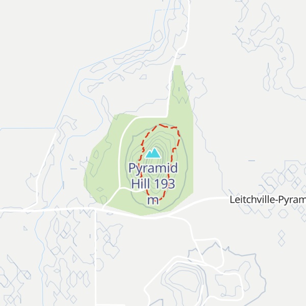 Map of Pyramid Hill