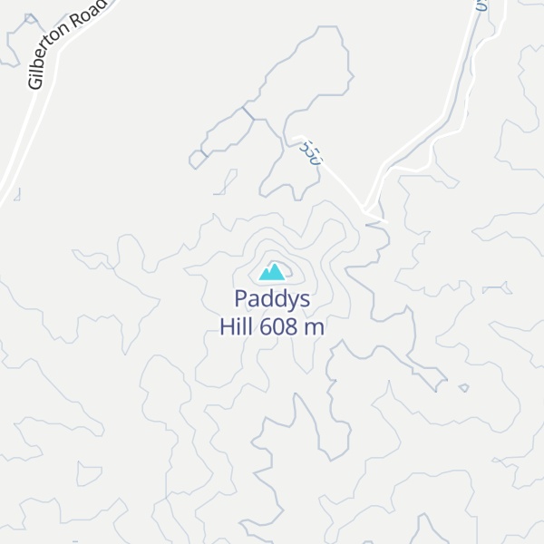 Map of Paddys Hill