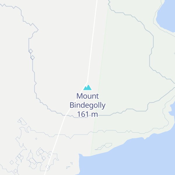 Map of Mount Bindegolly