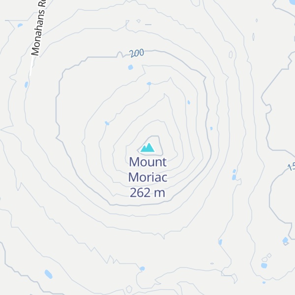Map of Mount Moriac