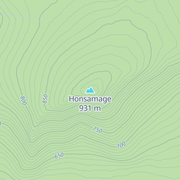 Map of Honsamage