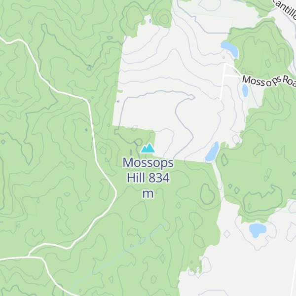 Map of Mossops Hill