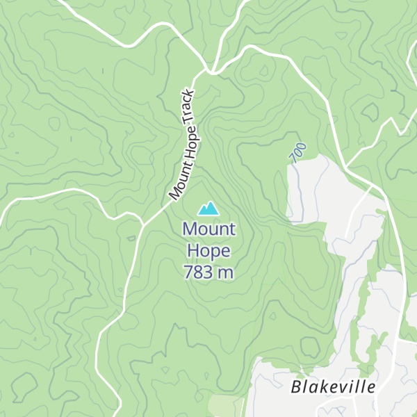 Map of Mount Hope