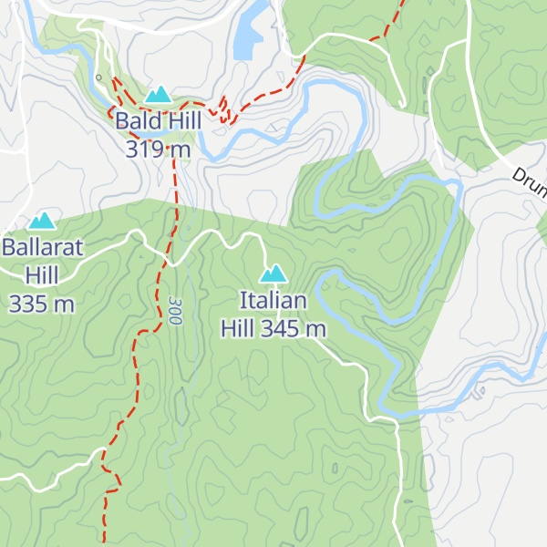 Map of Italian Hill