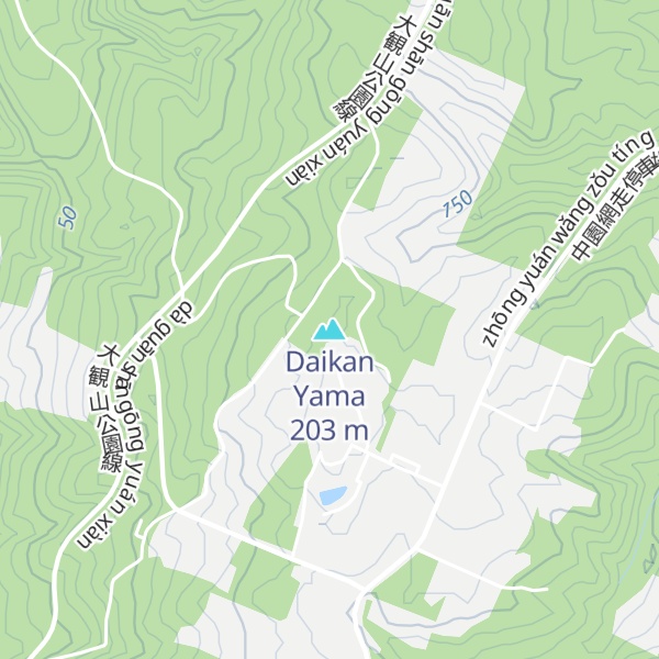 Map of Daikan Yama