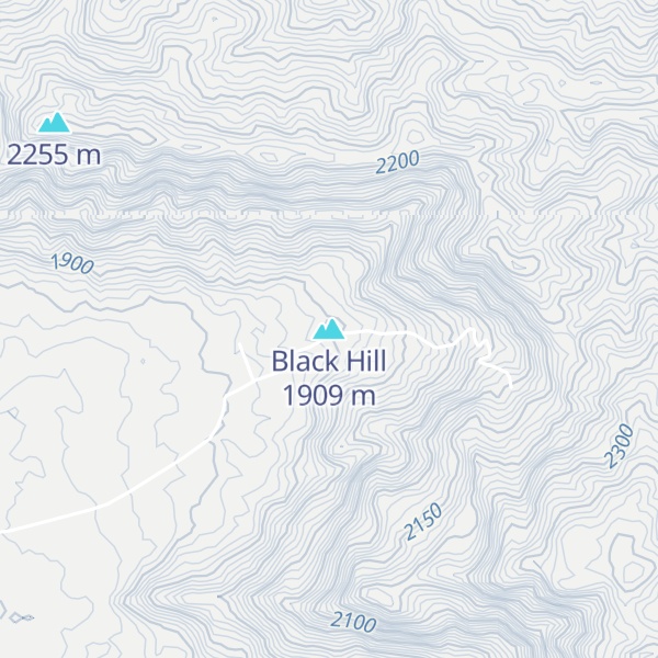 Map of Black Hill
