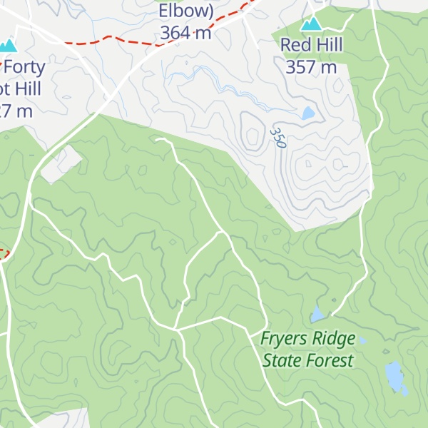 Map of New Forty Foot Hill
