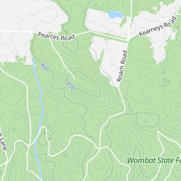 Map of Coghlands Hill