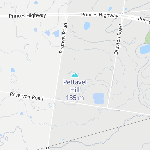 Map of Pettavel Hill