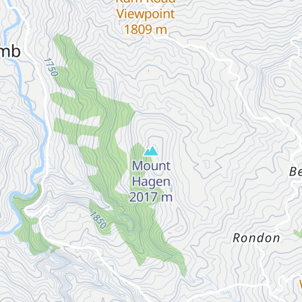 Map of Mount Hagen