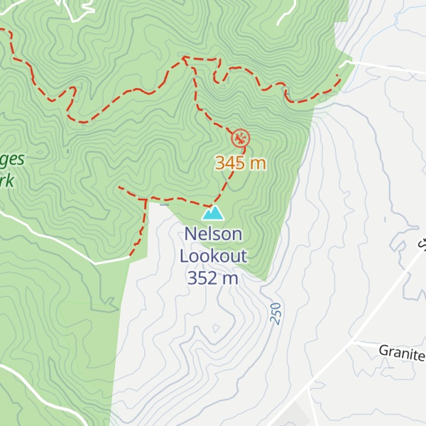 Map of Nelson Lookout