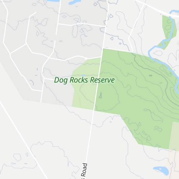 Map of Dog Rocks