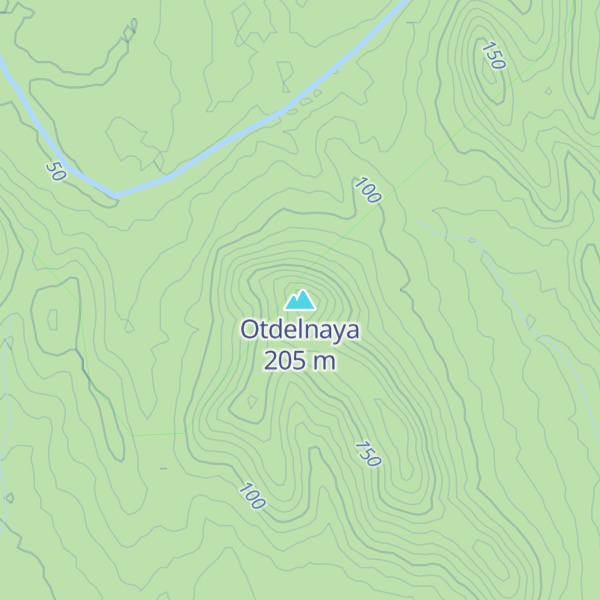 Map of Otdelnaya